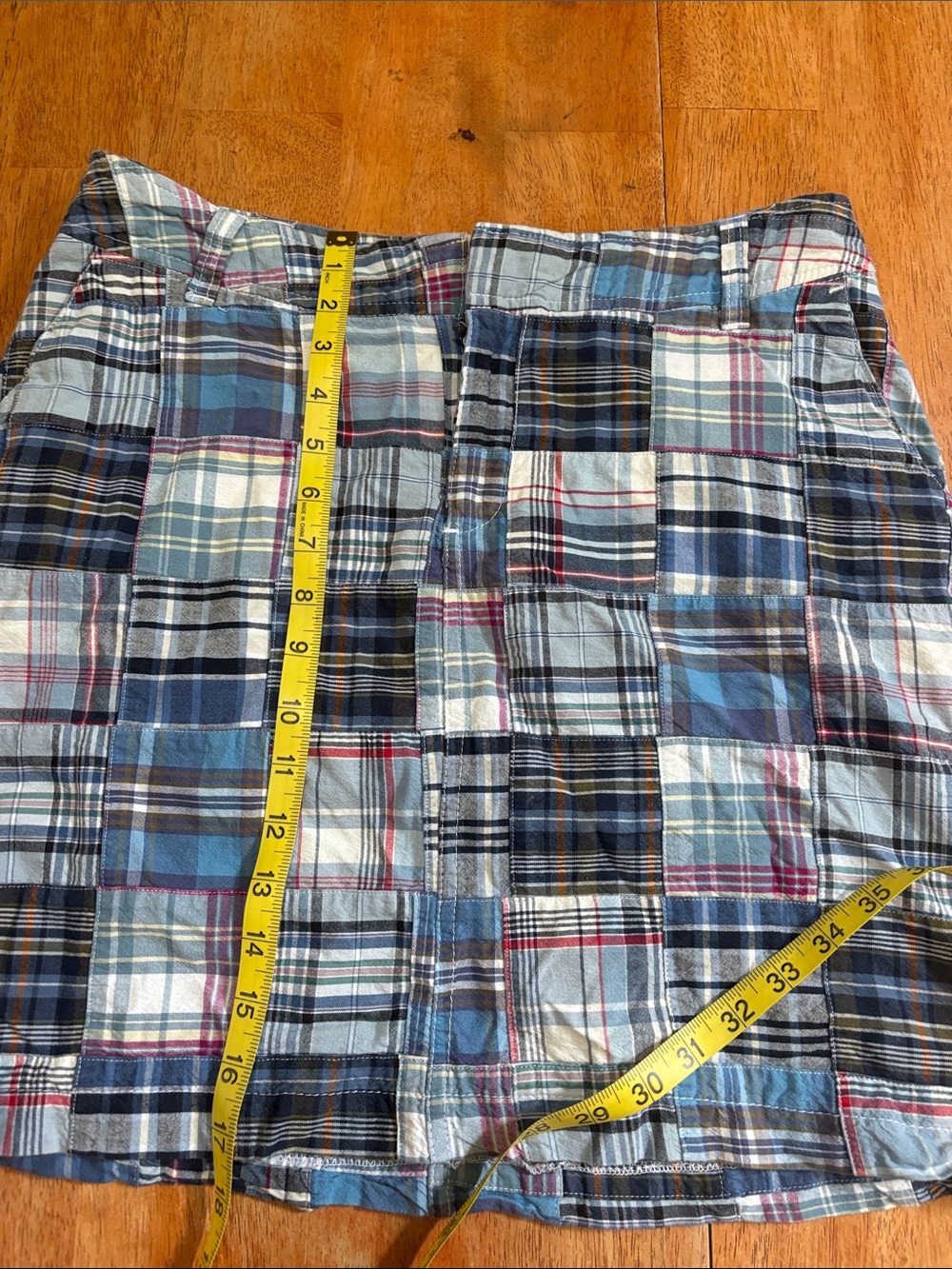MERONA MADRAS PLAID SKIRT - Picture 8 of 8